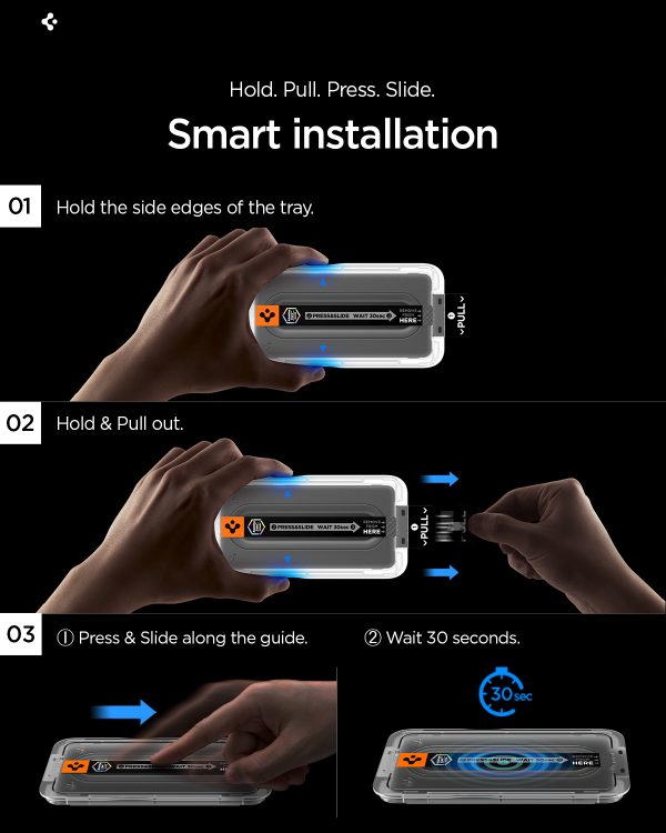 Spigen Glass tR EZ Fit Pro (Anti Reflection) 2 Pack transparency - Samsung Galaxy S26