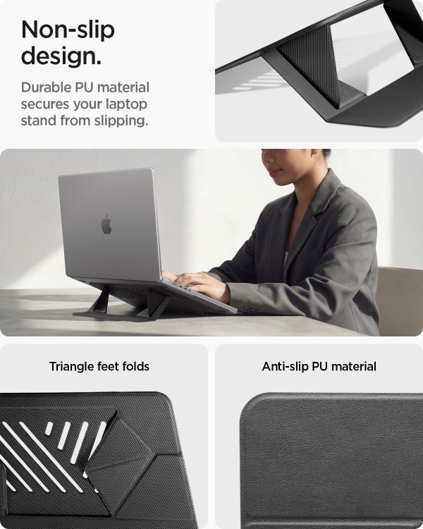 Spigen Slim Fold Laptop Stand LD201-S6 black