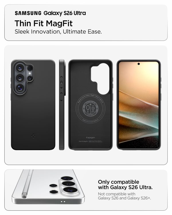 Spigen Thin Fit MagSafe black - Samsung Galaxy S26 Ultra