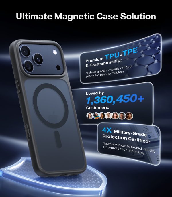 Torras Guardian Magnetic black - iPhone 17 Pro