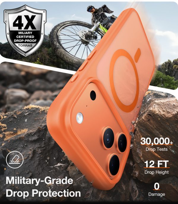 Torras Guardian Magnetic energy orange - iPhone 17 Pro