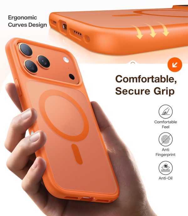 Torras Guardian Magnetic energy orange - iPhone 17 Pro Max