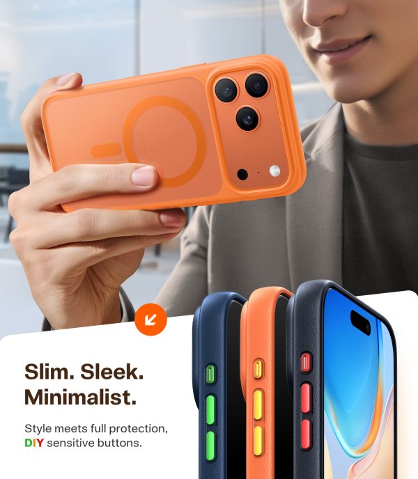 Torras Guardian Magnetic energy orange - iPhone 17 Pro Max