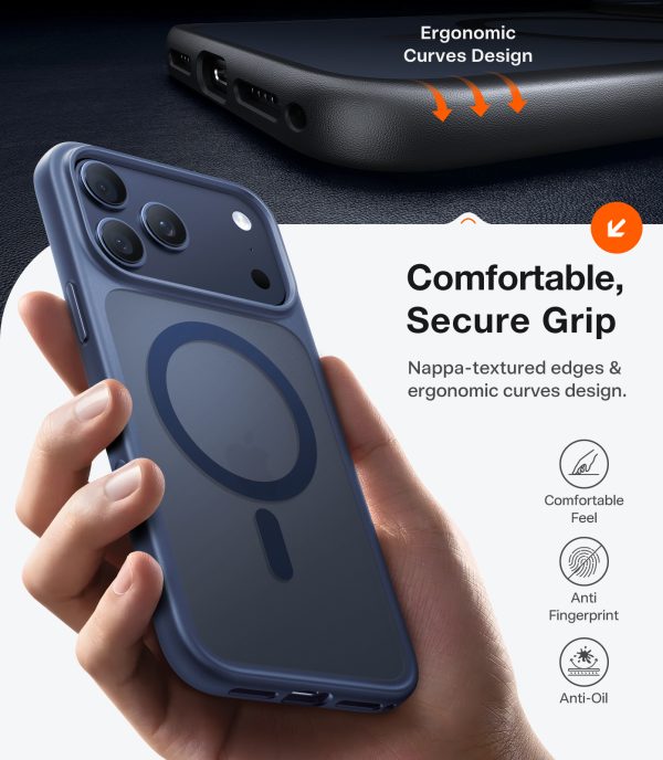 Torras Guardian Magnetic midnight blue - iPhone 17 Pro