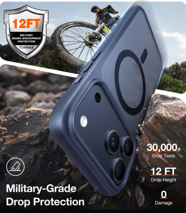 Torras Guardian Magnetic midnight blue - iPhone 17 Pro Max