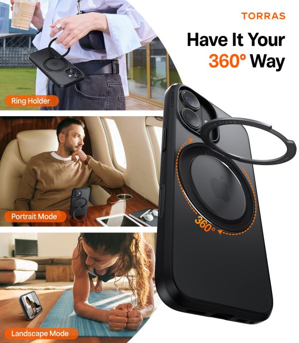 Torras Ostand Pro black - iPhone 17