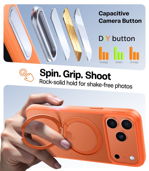 Torras Ostand Pro energy orange - iPhone 17 Pro