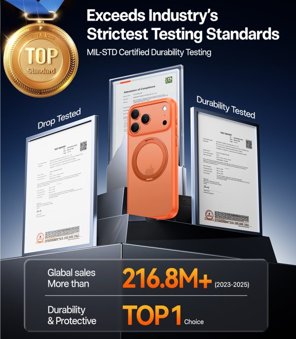 Torras Ostand Pro energy orange - iPhone 17 Pro