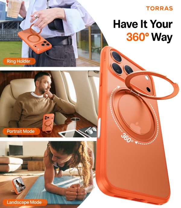 Torras Ostand Pro energy orange - iPhone 17 Pro Max