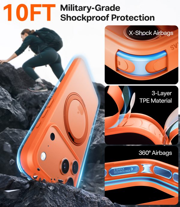 Torras Ostand Pro energy orange - iPhone 17 Pro Max