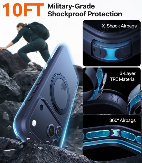 Torras Ostand Pro midnight blue - iPhone 17 Pro