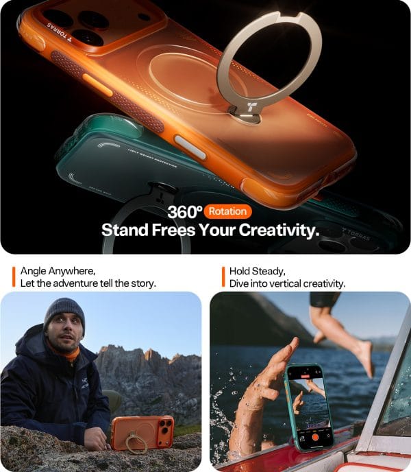 Torras Ostand Q3 Air glacier sprint - iPhone 17 Pro Max