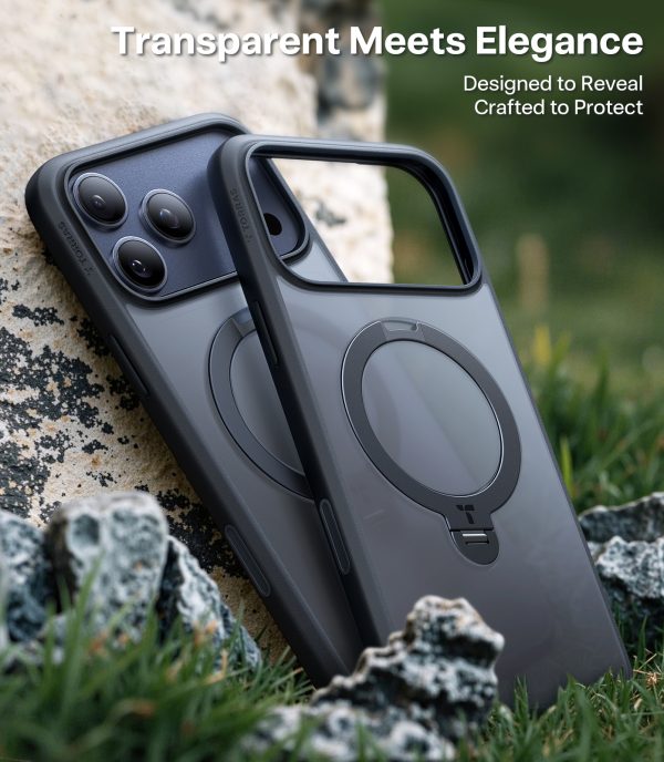 Torras Ostand Q3 Spin black - iPhone 17 Pro Max