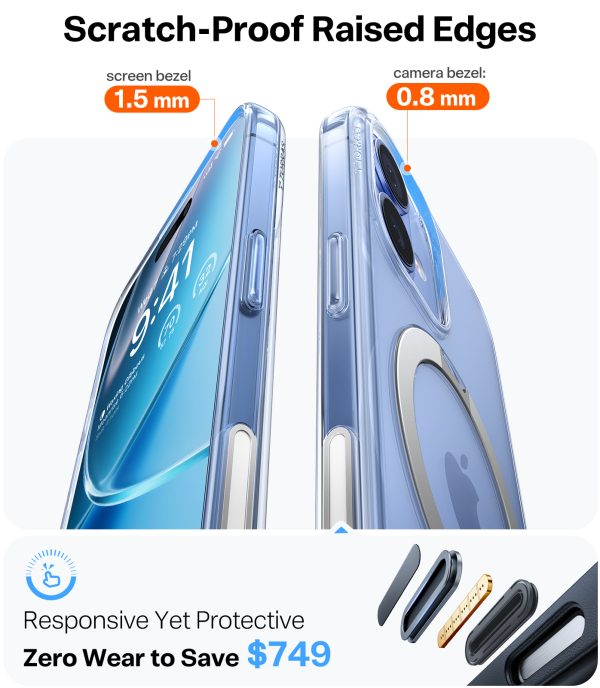 Torras Ostand Q3 Spin clear - iPhone 17