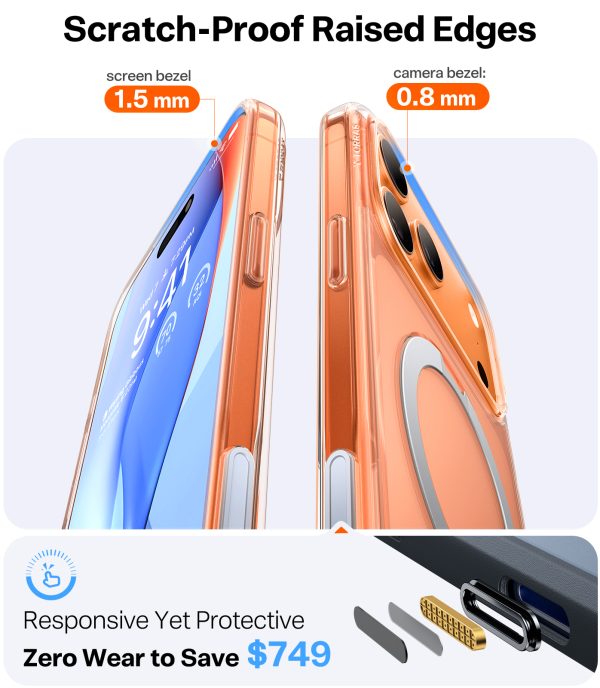 Torras Ostand Q3 Spin clear - iPhone 17 Pro