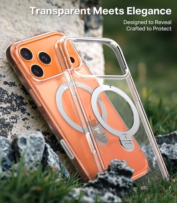 Torras Ostand Q3 Spin clear - iPhone 17 Pro Max