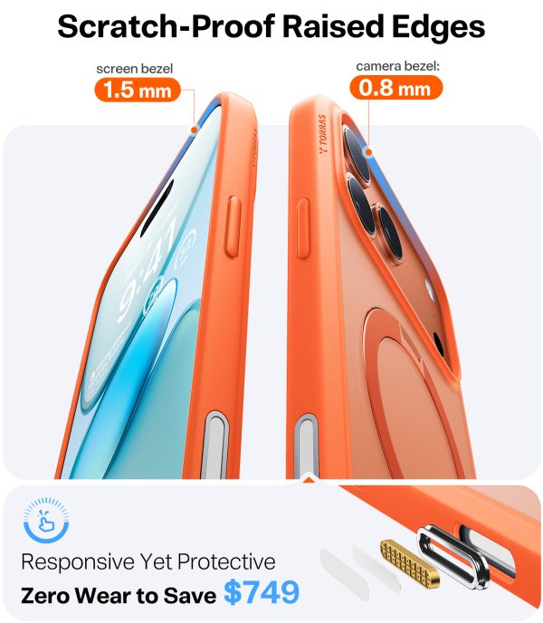 Torras Ostand Q3 Spin energy orange - iPhone 17 Pro