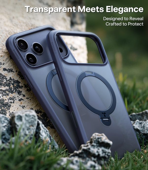 Torras Ostand Q3 Spin midnight blue - iPhone 17 Pro Max