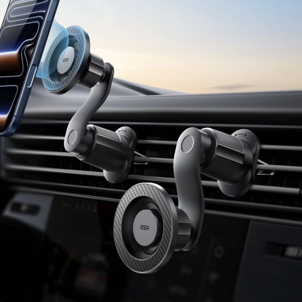 Βάση Αυτοκινήτου ESR OmniLock Magnetic MagSafe για Αεραγωγό - Black - Image 3