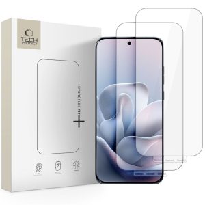 Δύο τεμάχια διάφανης εύκαμπτης προστασίας οθόνης υδρογέλης Tech-Protect Hydro Flex+ για Motorola Edge 70 Fusion