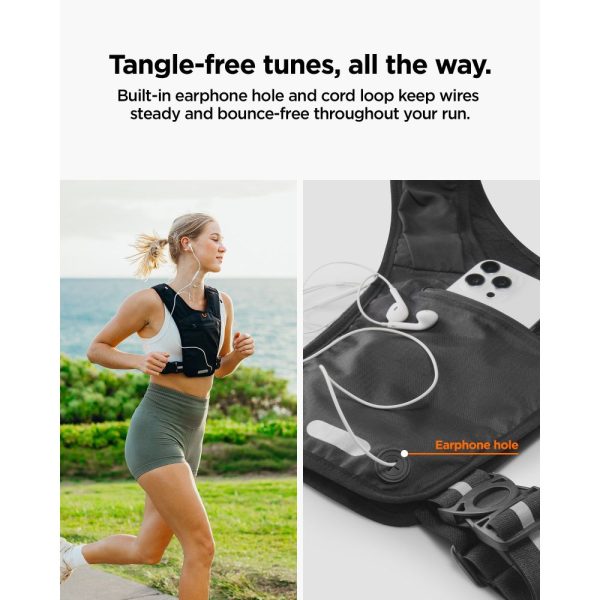 Γιλέκο Τρεξίματος Spigen A720 Dynamic Shield (M-L) - Black (AMP07603) - Image 11