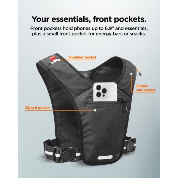 Γιλέκο Τρεξίματος Spigen A720 Dynamic Shield (M-L) - Black (AMP07603) - Image 10