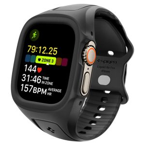 Spigen Liquid Air Pro Apple Watch Ultra 49mm λουράκι μαύρο