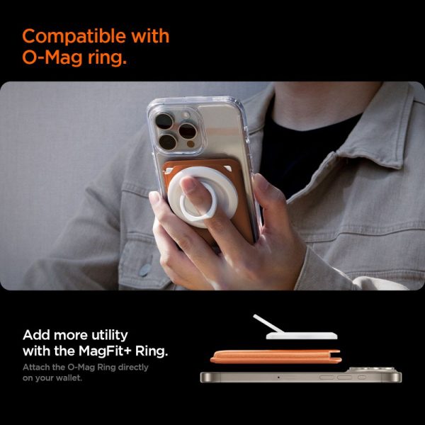 Μαγνητική Θήκη Καρτών Spigen Valentinus MagFit+ MagSafe - Metallic Orange (AFA11340) - Image 11