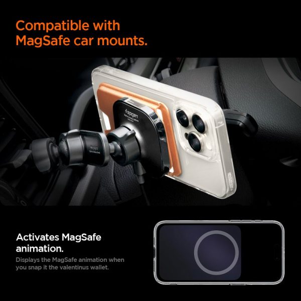 Μαγνητική Θήκη Καρτών Spigen Valentinus MagFit+ MagSafe - Metallic Orange (AFA11340) - Image 12