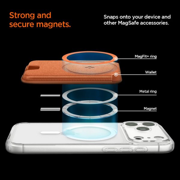Μαγνητική Θήκη Καρτών Spigen Valentinus MagFit+ MagSafe - Metallic Orange (AFA11340) - Image 13