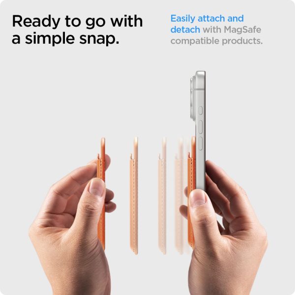 Μαγνητική Θήκη Καρτών Spigen Valentinus MagSafe - Metallic Orange (AFA11339) - Image 6