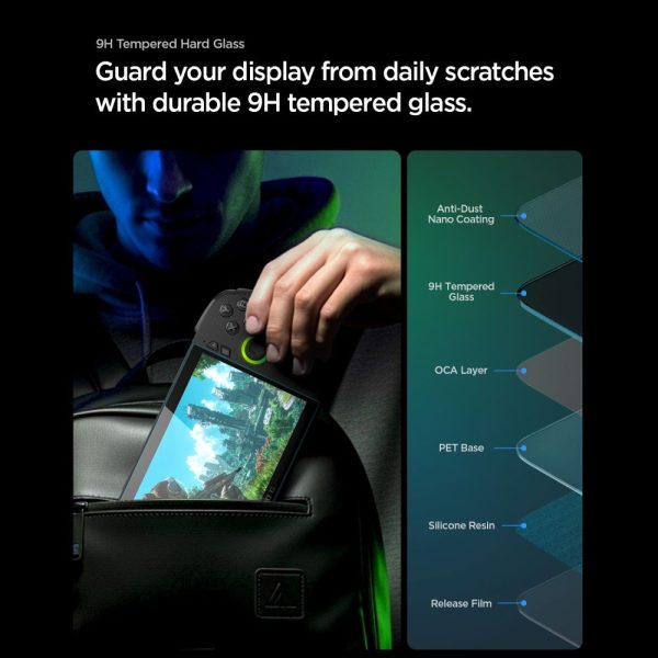 Προστασία Οθόνης Spigen Glas.tR Slim 2-Pack για ROG Ally / Ally X / MSI Claw 7 AI+ (AGL09754) - Image 7