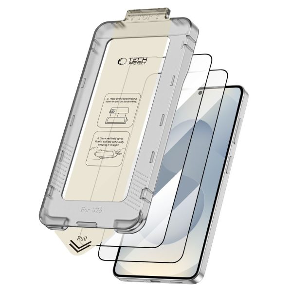 Προστασία Οθόνης Tech-Protect Quick Set+ για Samsung Galaxy S26 - Clear (2-Pack) - Image 2