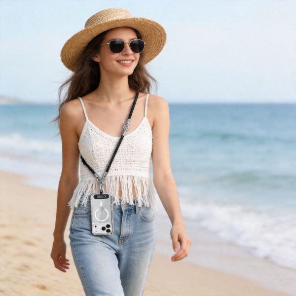 Λουράκι Κινητού Crossbody & Χεριού Tech-Protect C10S Rope Μαύρο - Image 7