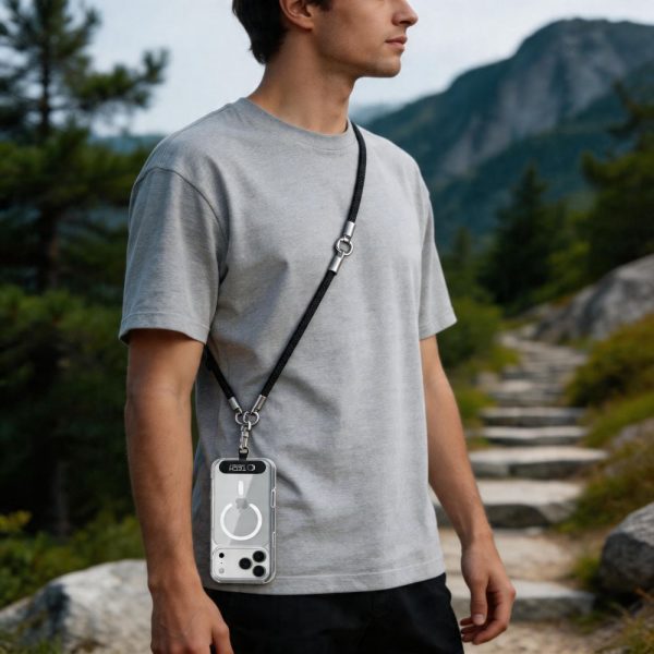 Λουράκι Κινητού Crossbody & Χεριού Tech-Protect C10S Rope Μαύρο - Image 8