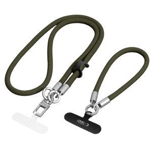 Λουράκι κινητού crossbody Tech-Protect C10S Rope πράσινο
