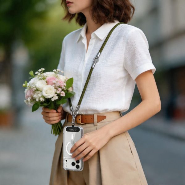 Λουράκι Κινητού Crossbody & Χεριού Tech-Protect C10S Rope Πράσινο - Image 5