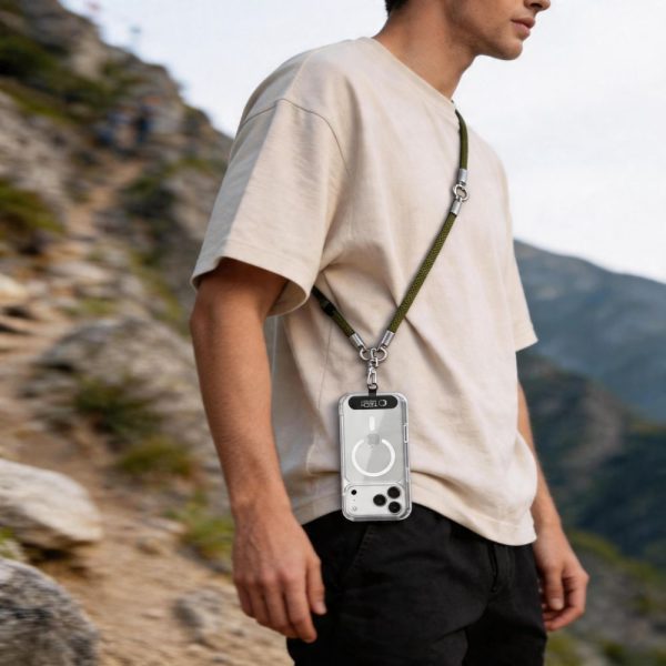 Λουράκι Κινητού Crossbody & Χεριού Tech-Protect C10S Rope Πράσινο - Image 6