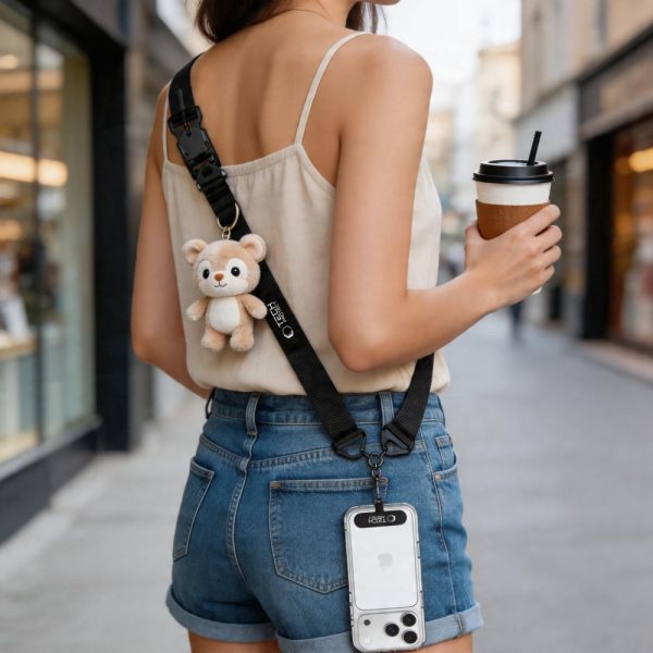 Λουράκι Tech-Protect C9S Rope Crossbody Universal - Black - Image 5