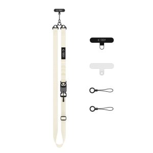 Λουράκι λαιμού και ώμου Tech-Protect C9S Rope Crossbody από ανθεκτικό μπεζ nylon με tactical σύστημα MOLLE και μαγνητικό κούμπωμα