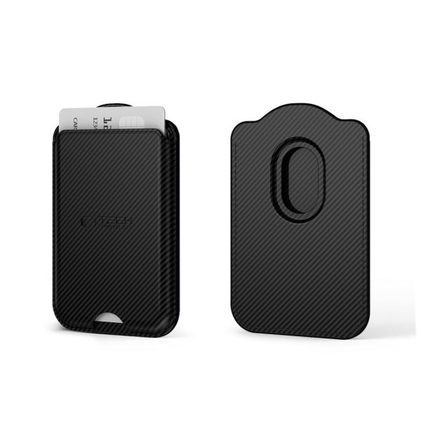 Μαγνητικό Πορτοφόλι Καρτών MagSafe Tech-Protect CH02 MagWallet Carbon - Image 3