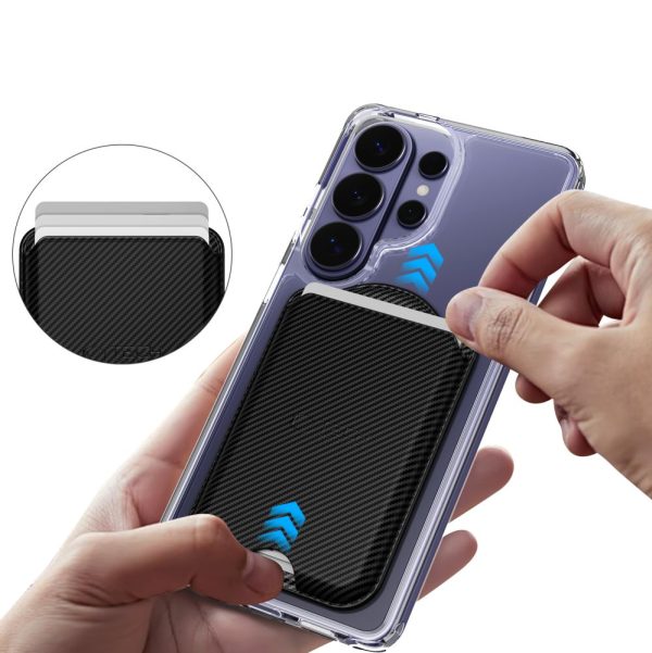 Μαγνητικό Πορτοφόλι Καρτών MagSafe Tech-Protect CH02 MagWallet Carbon - Image 4