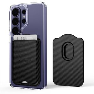 Μαγνητικό πορτοφόλι καρτών MagSafe Tech-Protect CH02 MagWallet Carbon