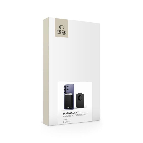 Μαγνητικό Πορτοφόλι Καρτών MagSafe Tech-Protect CH02 MagWallet Carbon - Image 7