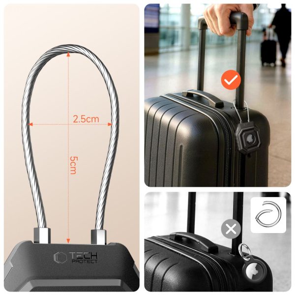 Θήκη Προστασίας Tech-Protect Kevlar Seal για Apple AirTag 1 / 2 - Black - Image 4