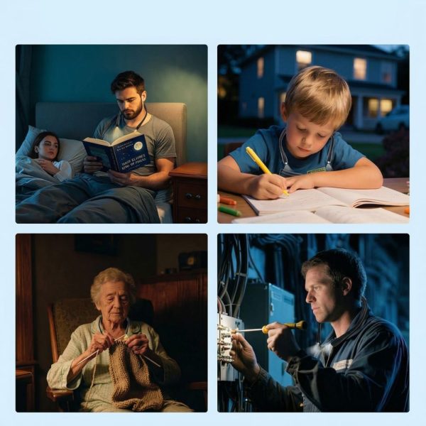 Λάμπα Ανάγνωσης Λαιμού LED USB-C Tech-Protect LL200 Μαύρη - Image 4