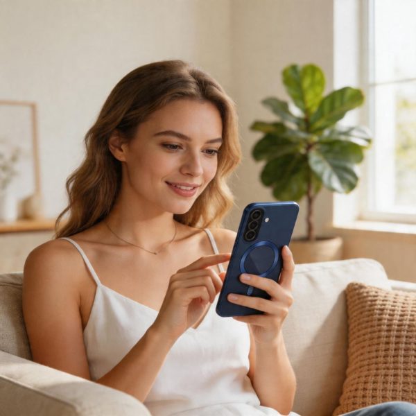 Θήκη Tech-Protect MagFlex MagSafe για Samsung Galaxy A57 5G - Navy Blue - Image 5