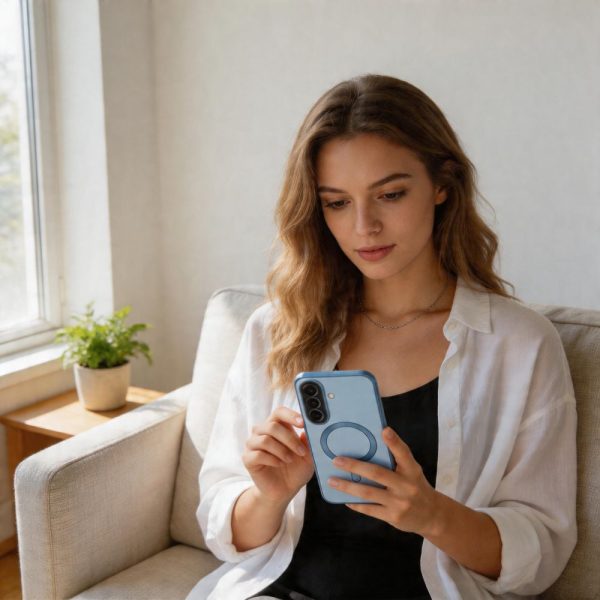 Θήκη Tech-Protect MagFlex MagSafe για Samsung Galaxy A57 5G - Sky Blue - Image 5