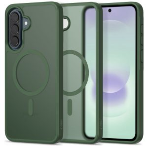 Πράσινη ματ υβριδική θήκη Tech-Protect MagMat MagSafe για Samsung Galaxy A36, A56 και A37 5G