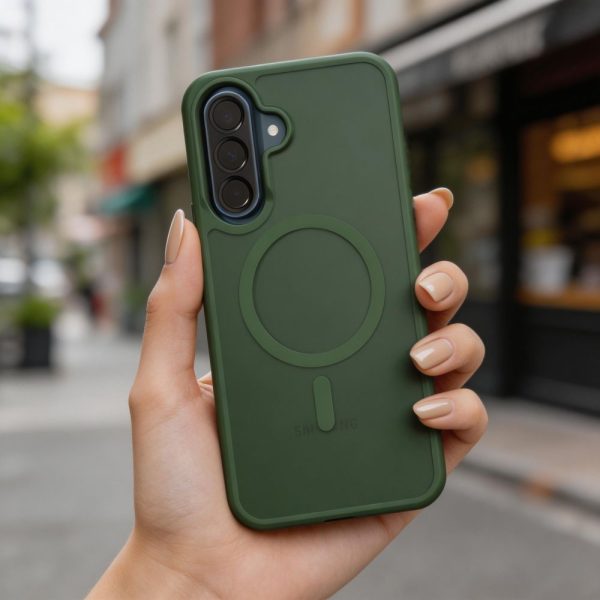 Θήκη Tech-Protect MagMat MagSafe για Samsung Galaxy A36 / A56 / A37 5G - Matte Green - Image 6